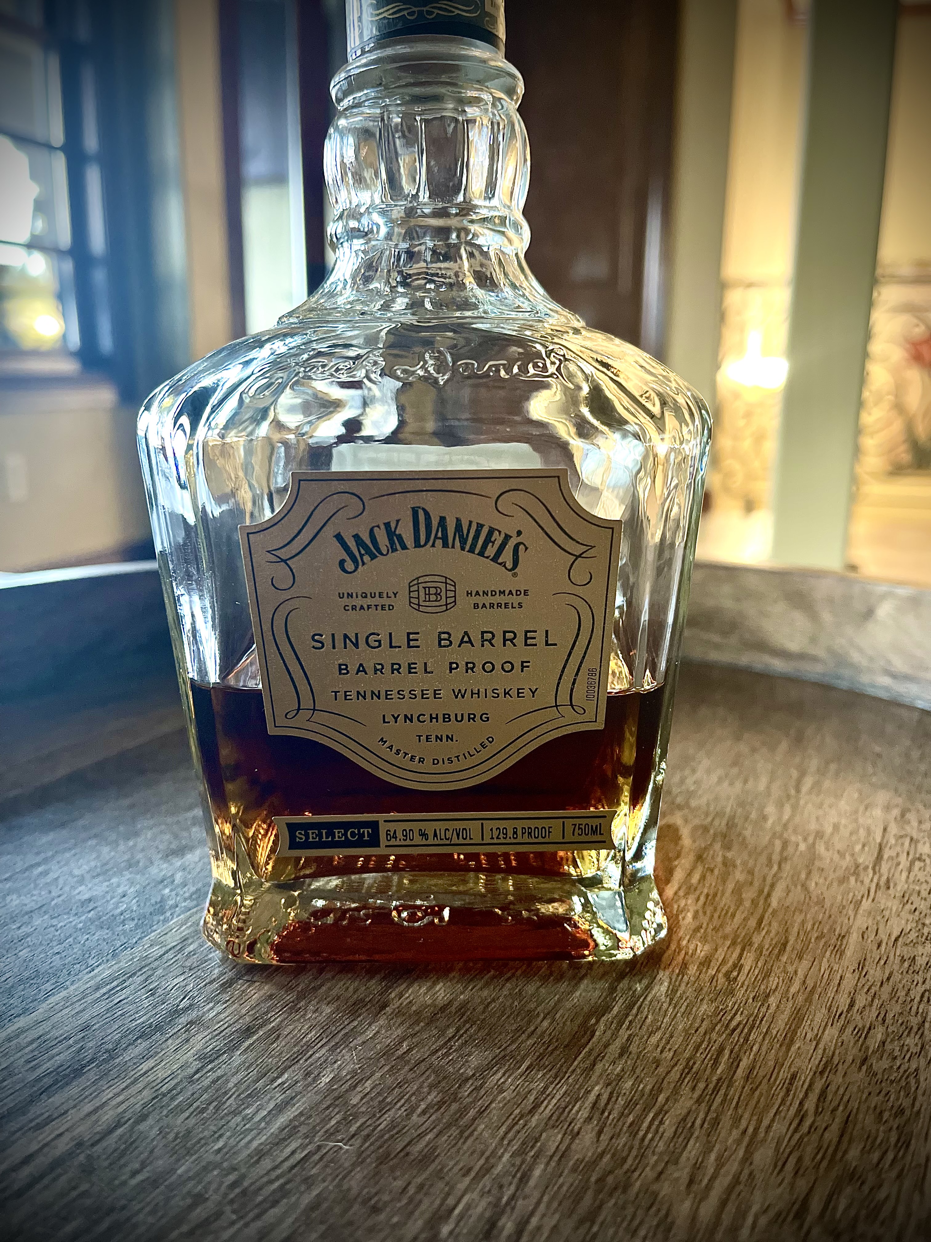 Jack Daniels Single Barrel Barrel Proof Bottle