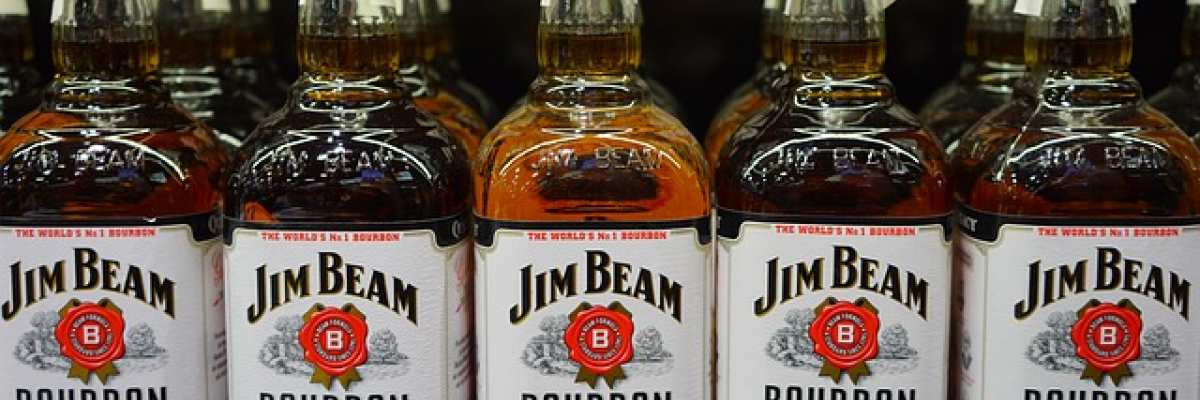 Jim Beam Bourbon Whiskey Bottles