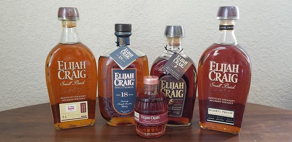 Elijah Craig Bourbon Bottles